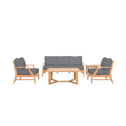 Charleston Sofa/Clubs 5-Piece Lounge Set