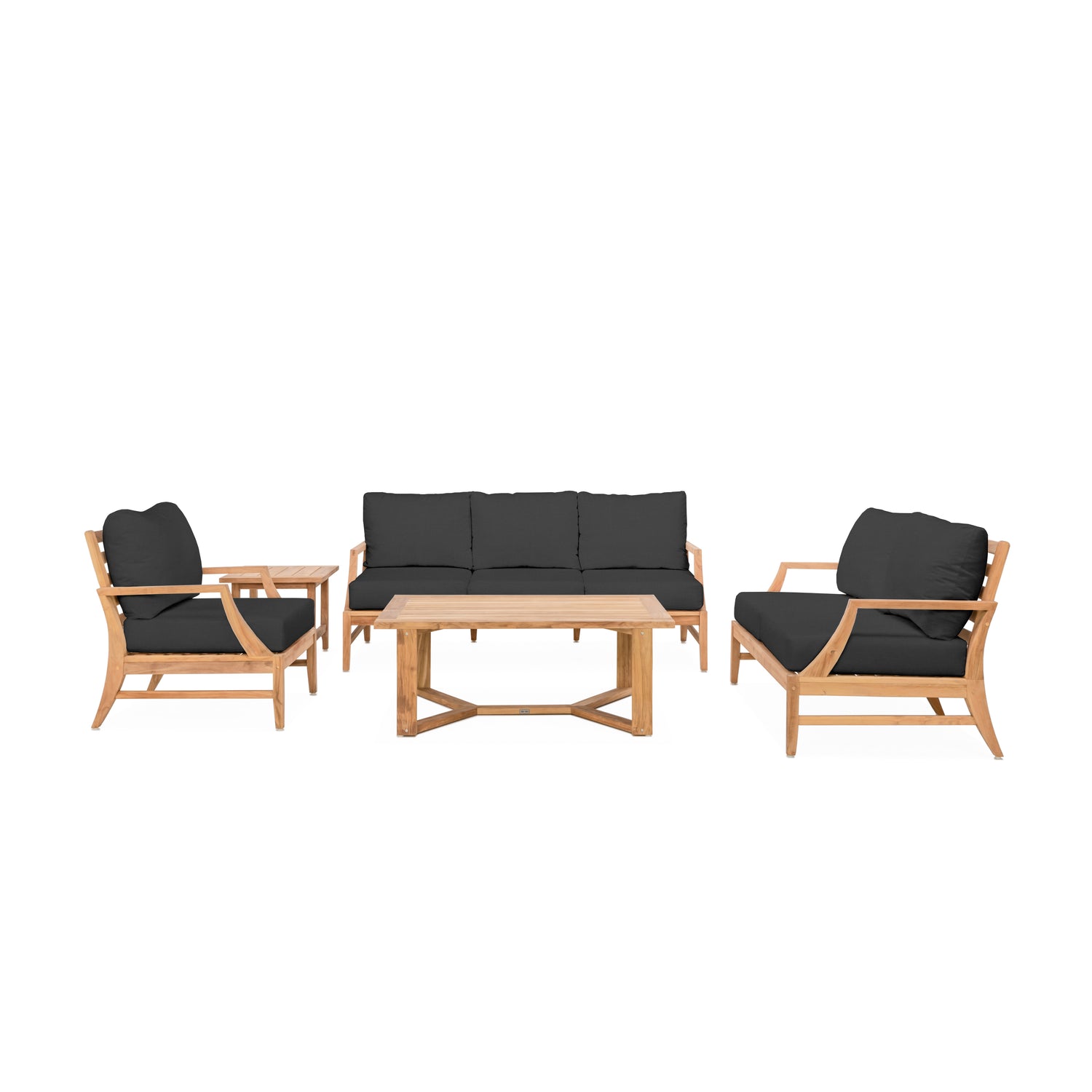 Charleston Sofa/Loveseat/Club 5-Piece Lounge Set