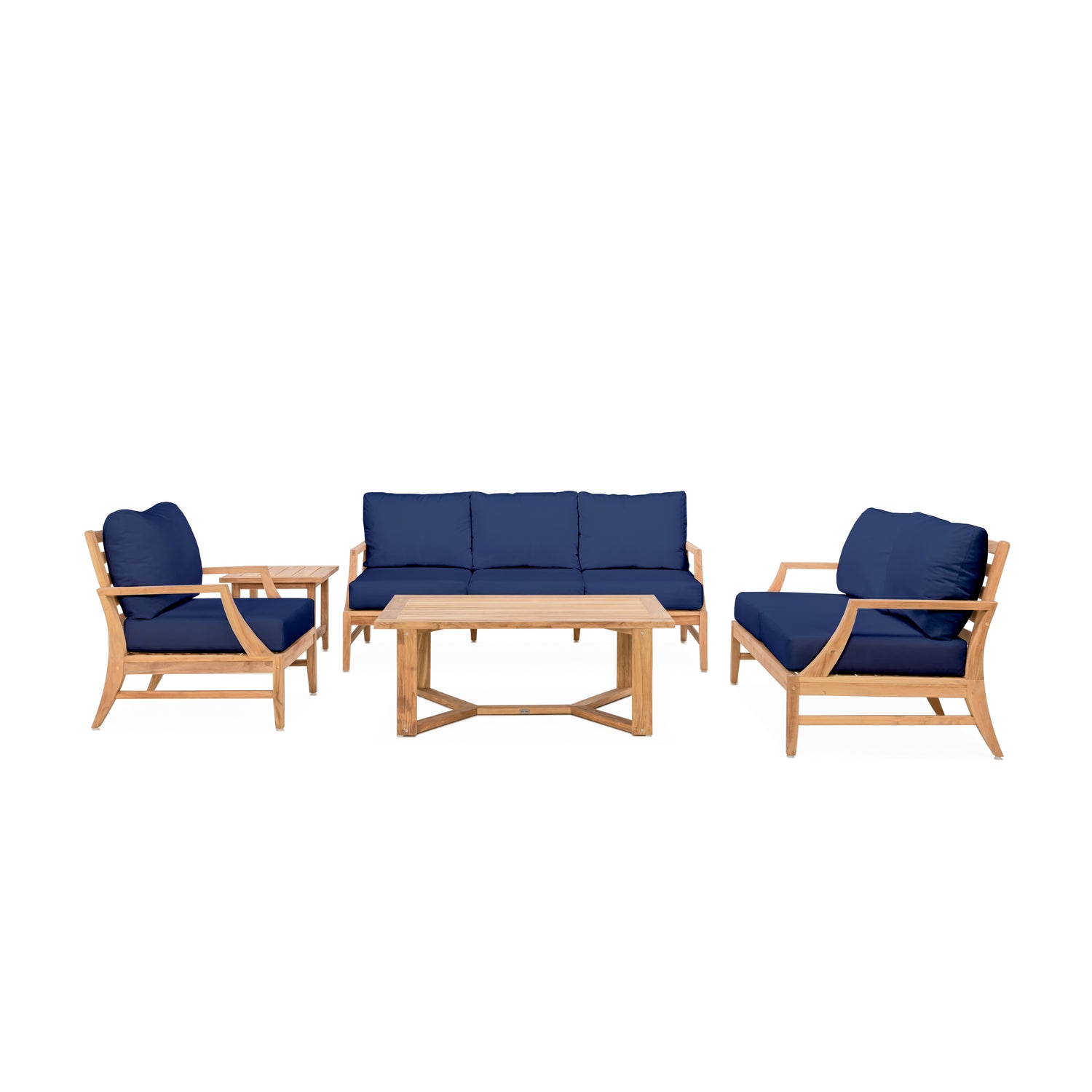 Charleston Sofa/Loveseat/Club 5-Piece Lounge Set