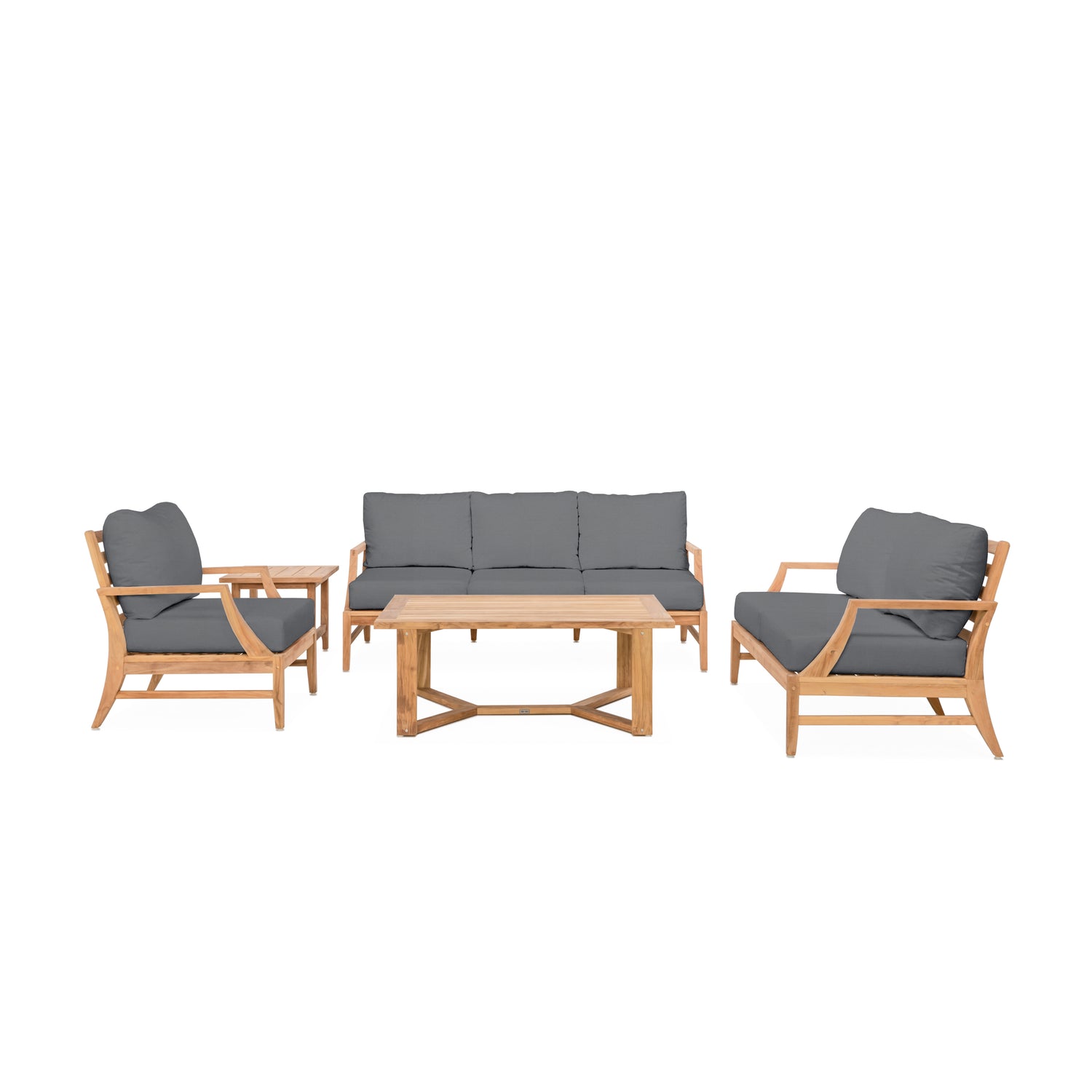 Charleston Sofa/Loveseat/Club 5-Piece Lounge Set