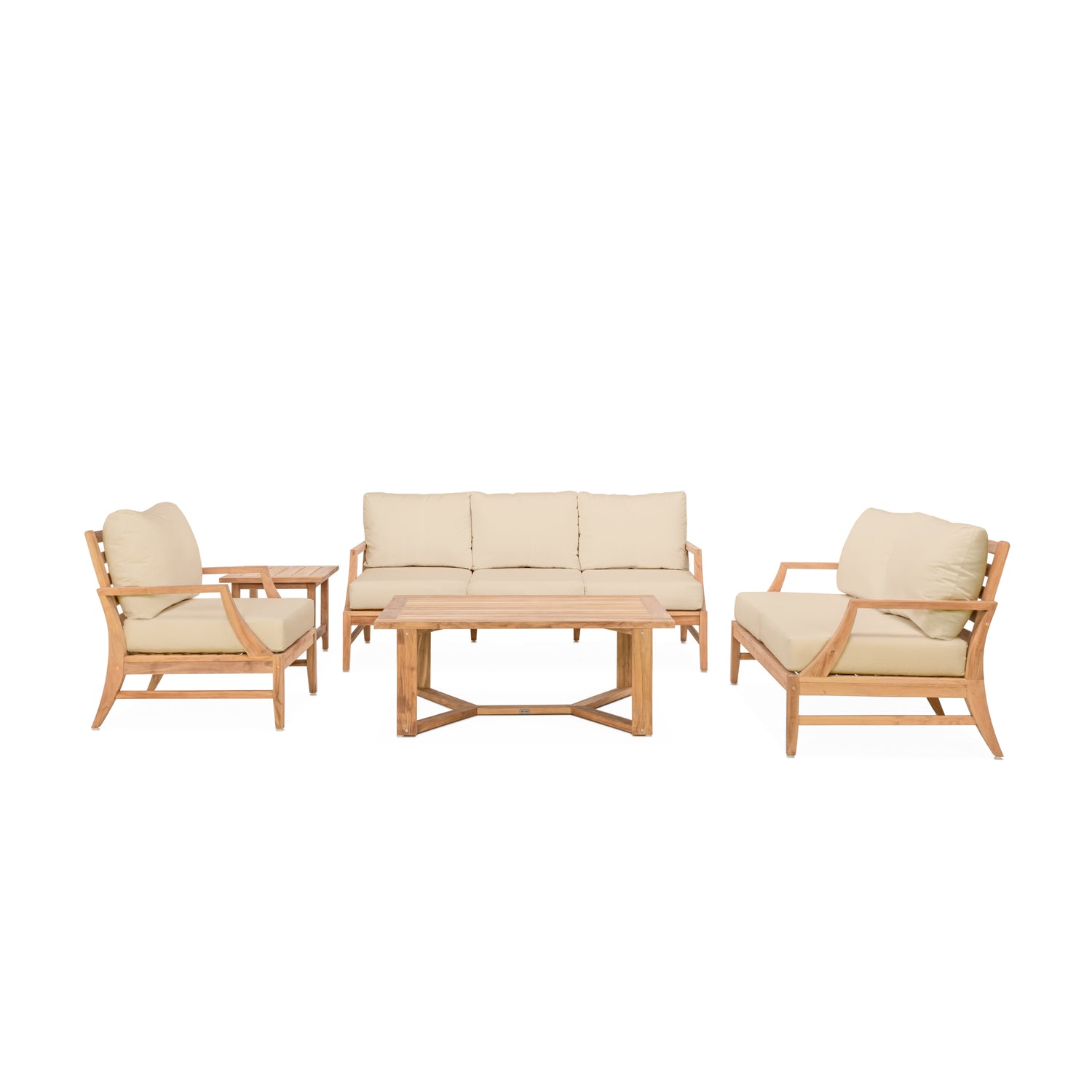 Charleston Sofa/Loveseat/Club 5-Piece Lounge Set