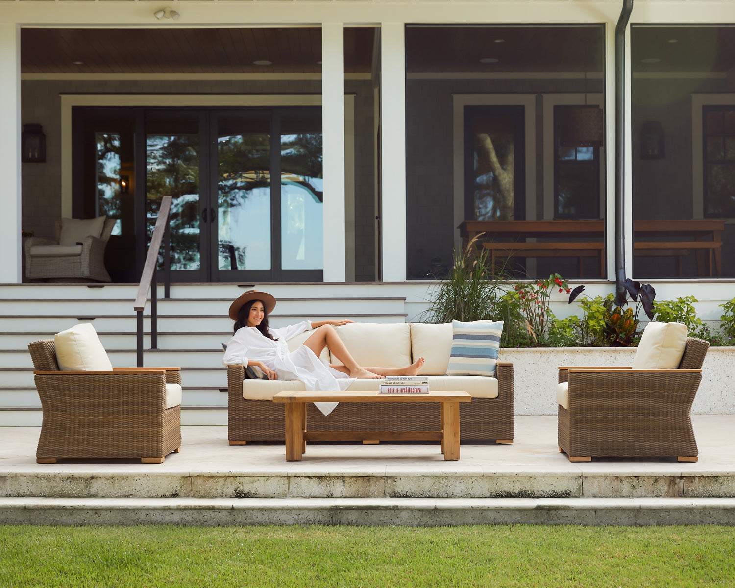 Havana Sofa/Clubs 4-Piece Lounge Set
