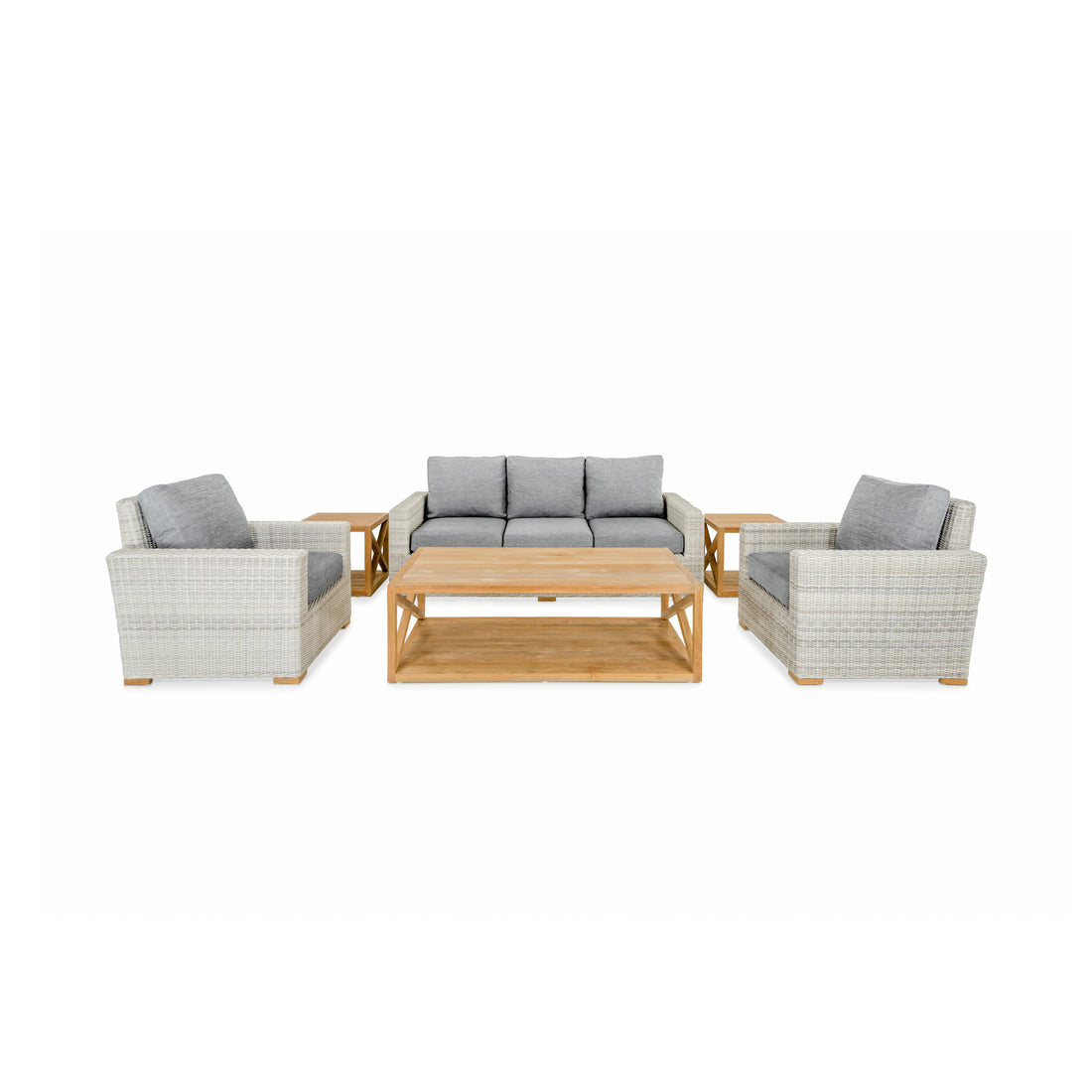 Oyster Bay Sofa/Clubs 6-Piece Lounge Set
