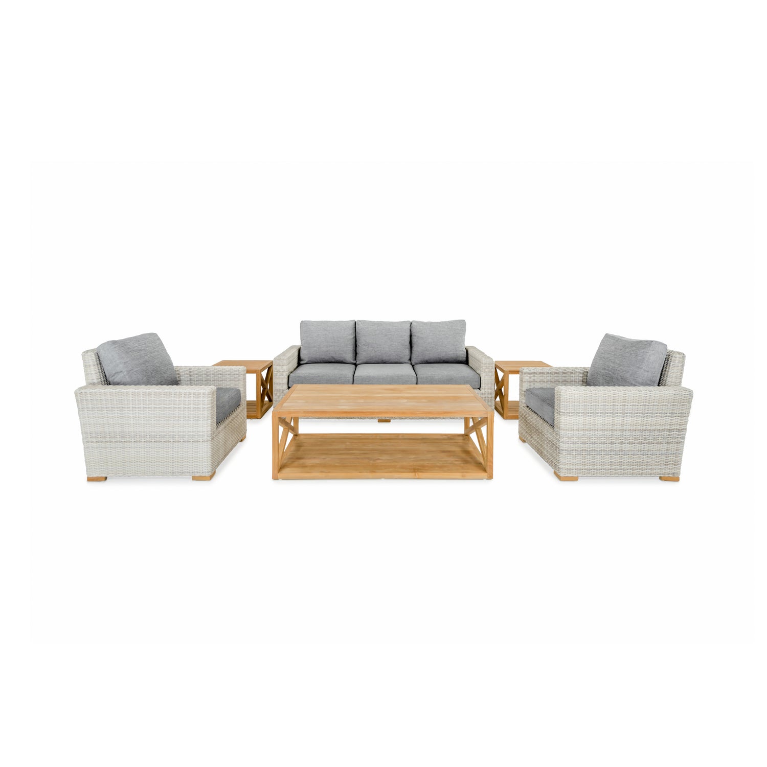Oyster Bay Sofa/Clubs 6-Piece Lounge Set