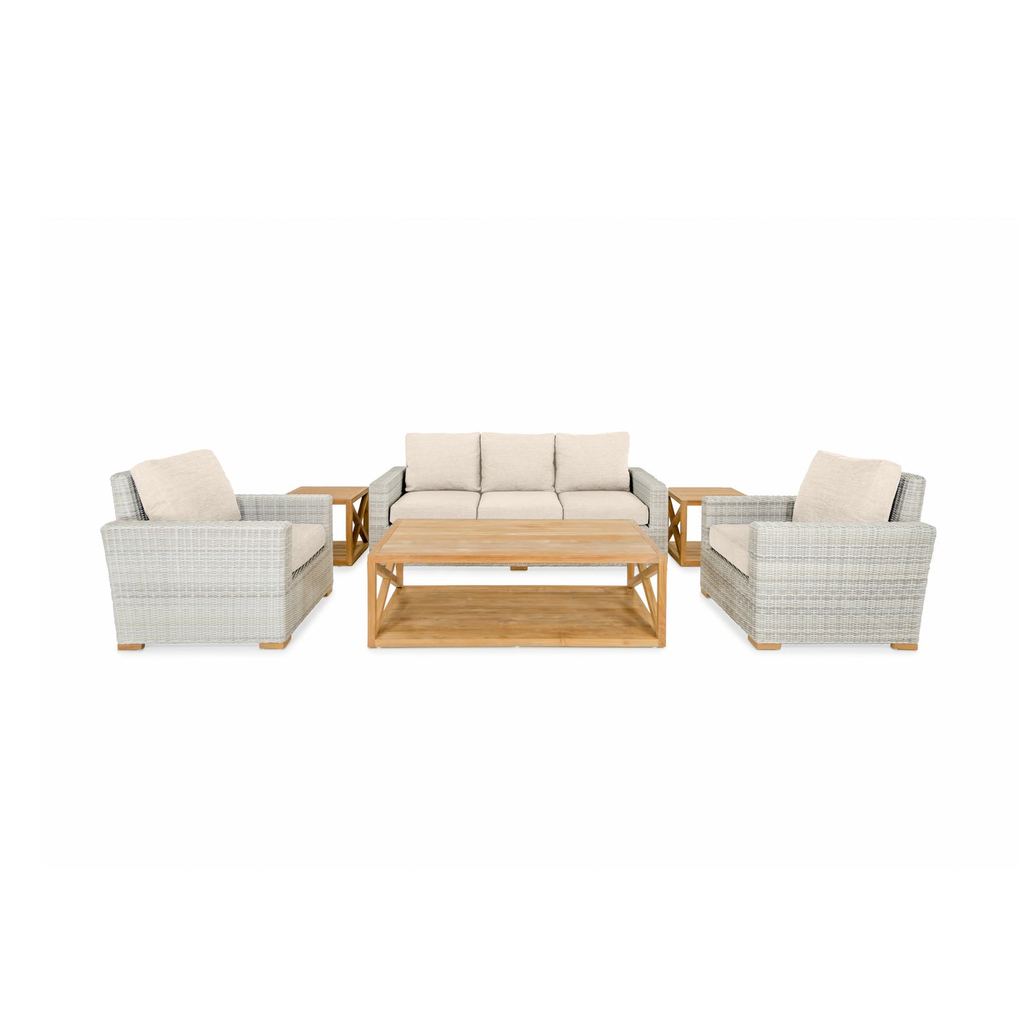 Oyster Bay Sofa/Clubs 6-Piece Lounge Set