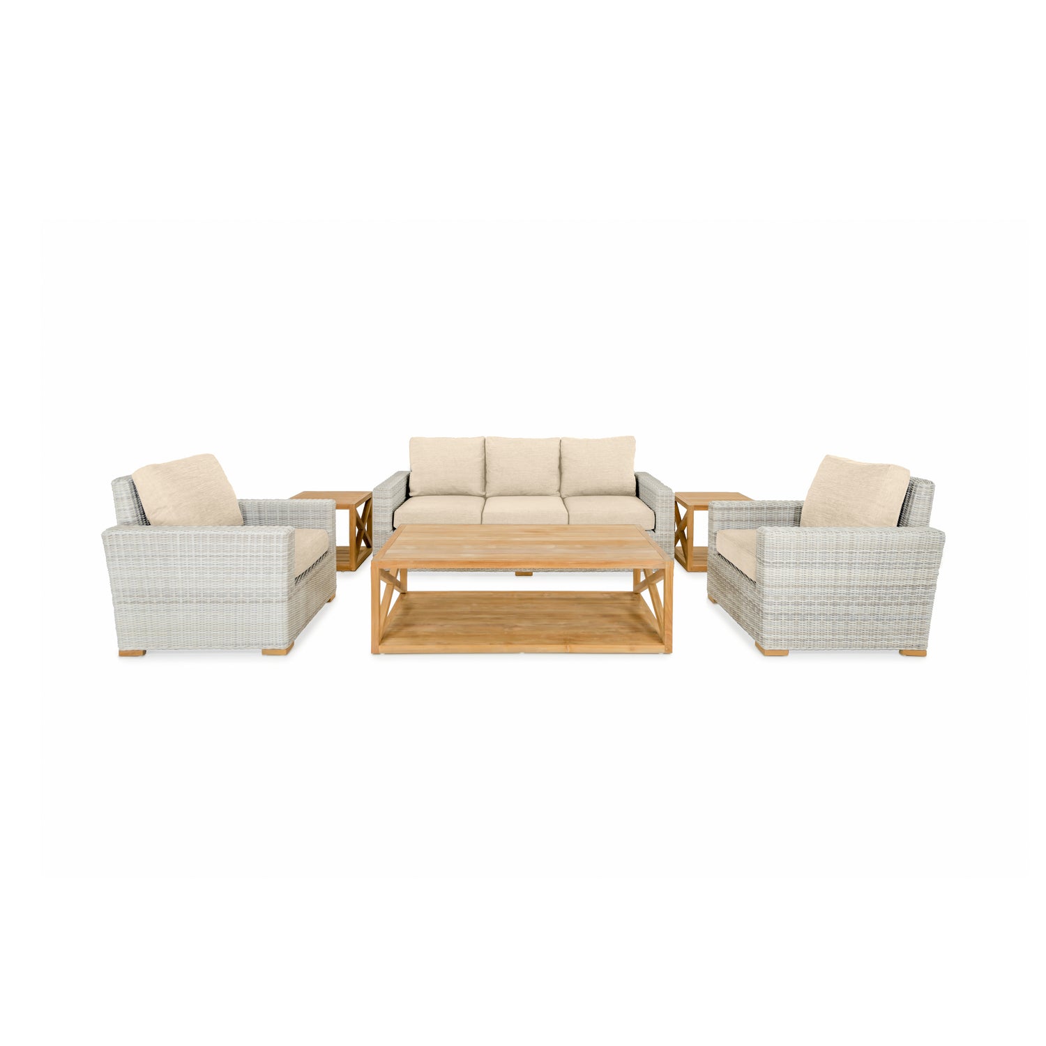 Oyster Bay Sofa/Clubs 6-Piece Lounge Set