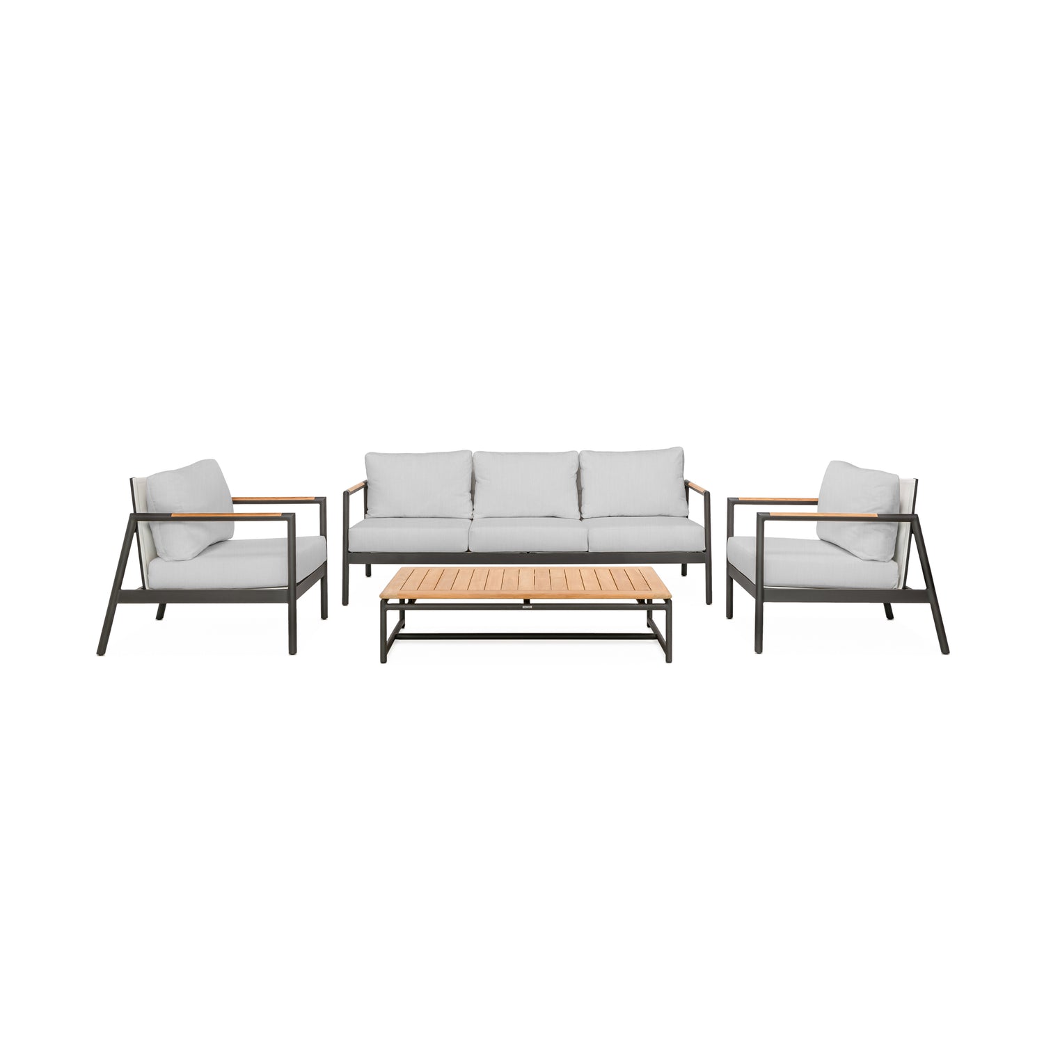 Paros Sofa/Clubs 4-Piece Lounge Set