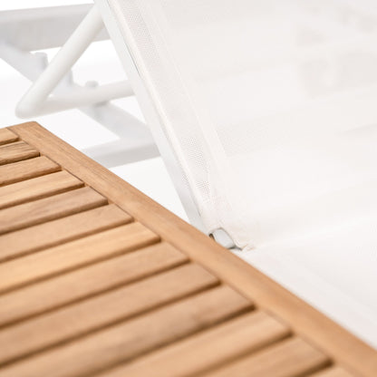 St. Barts Chaise Lounge White